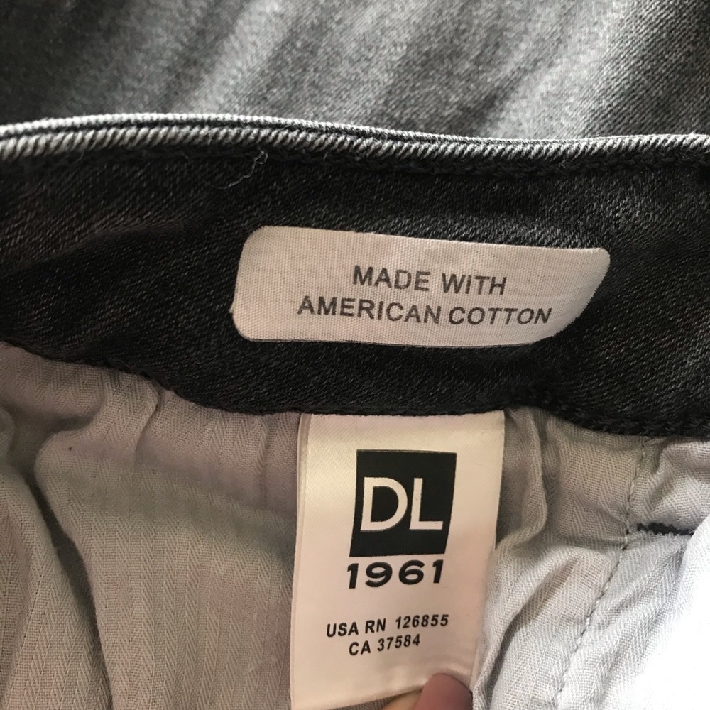 DL1961 Gray Distressed Jeans JAXDL Size 27 - Picture 6 of 7
